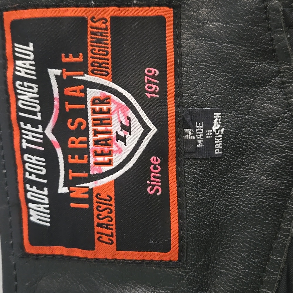 Black Leather CHAPS